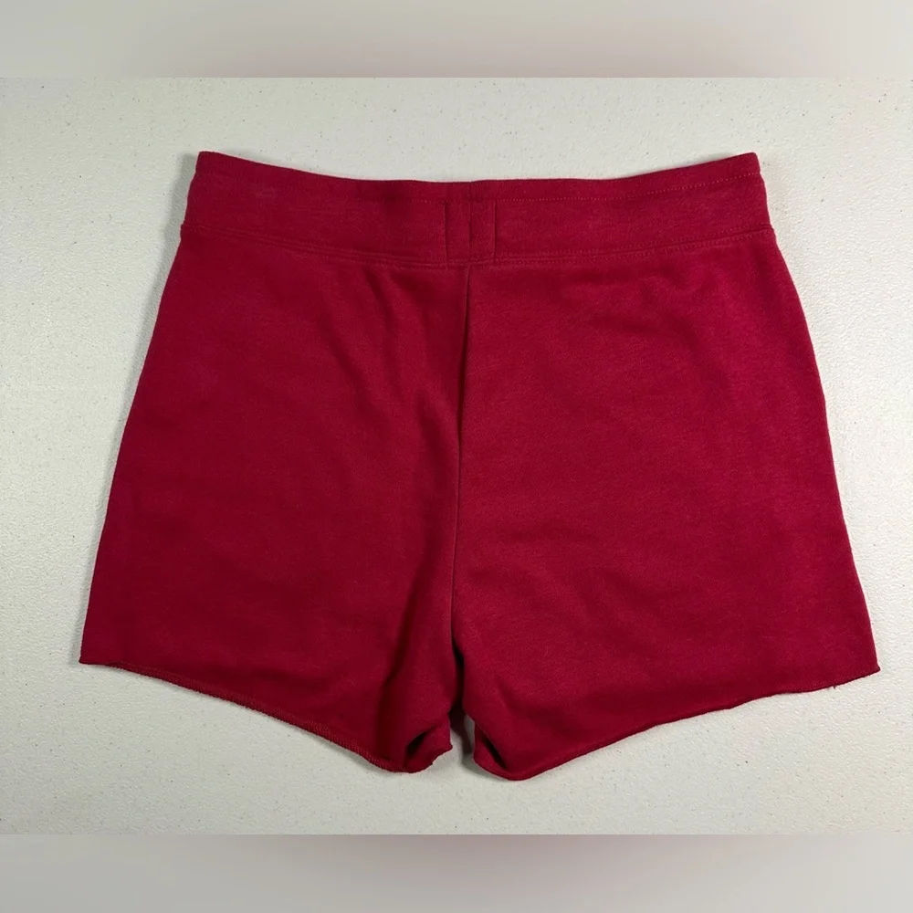 GAP 1969 Logo Shorts‎ Womens XS Red Bud Pink French Terry Sweat Shorts New